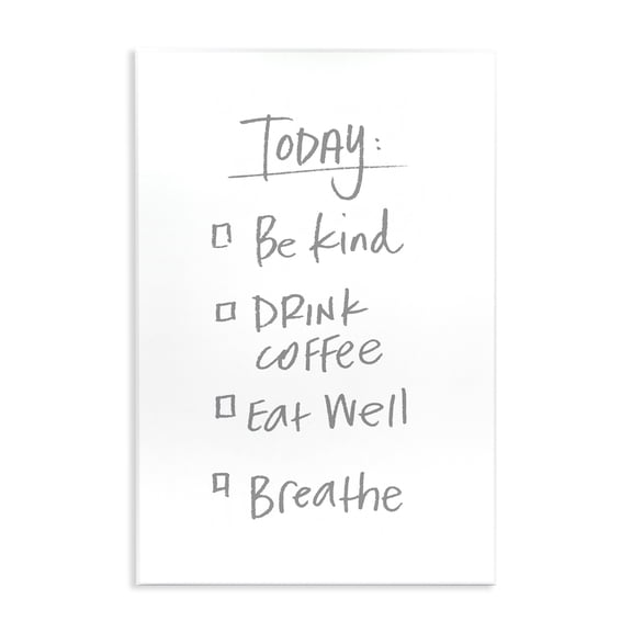 Stupell Industries Simple Today's Checklist Wall Plaque Art, design by SD Graphics Studio