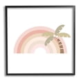 thumbnail image 1 of Stupell Industries Simple Tropical Pastel Rainbow Palm Tree Horizon , 17 x 30, Design by Daphne Polselli, 1 of 5