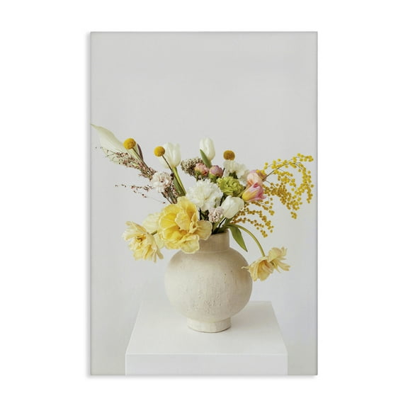 Stupell Industries Simple Vase Photography Botanical & Floral Photography Gallery Wrapped Canvas Art Print Wall Art, 16 x 24