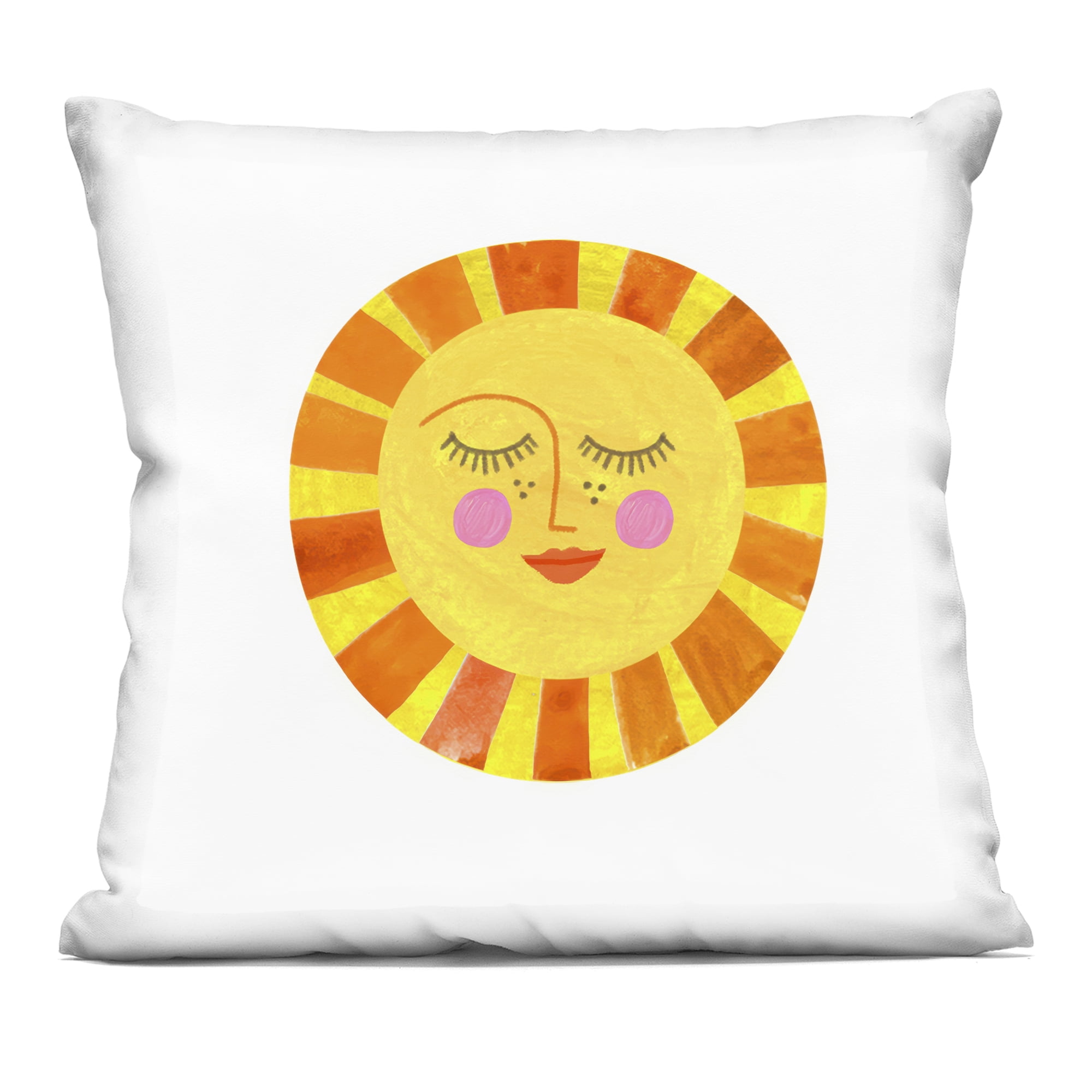 Stupell Industries Simple Warm Sunshine Decorative Printed Throw Pillow, design by Katherine Herrell Studio, 18 x 7 x 18