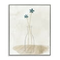 thumbnail image 1 of Stupell Industries Simple Watercolor Vase Botanical & Floral Painting Gray Framed Art Print Wall Art, 11 x 14, 1 of 10