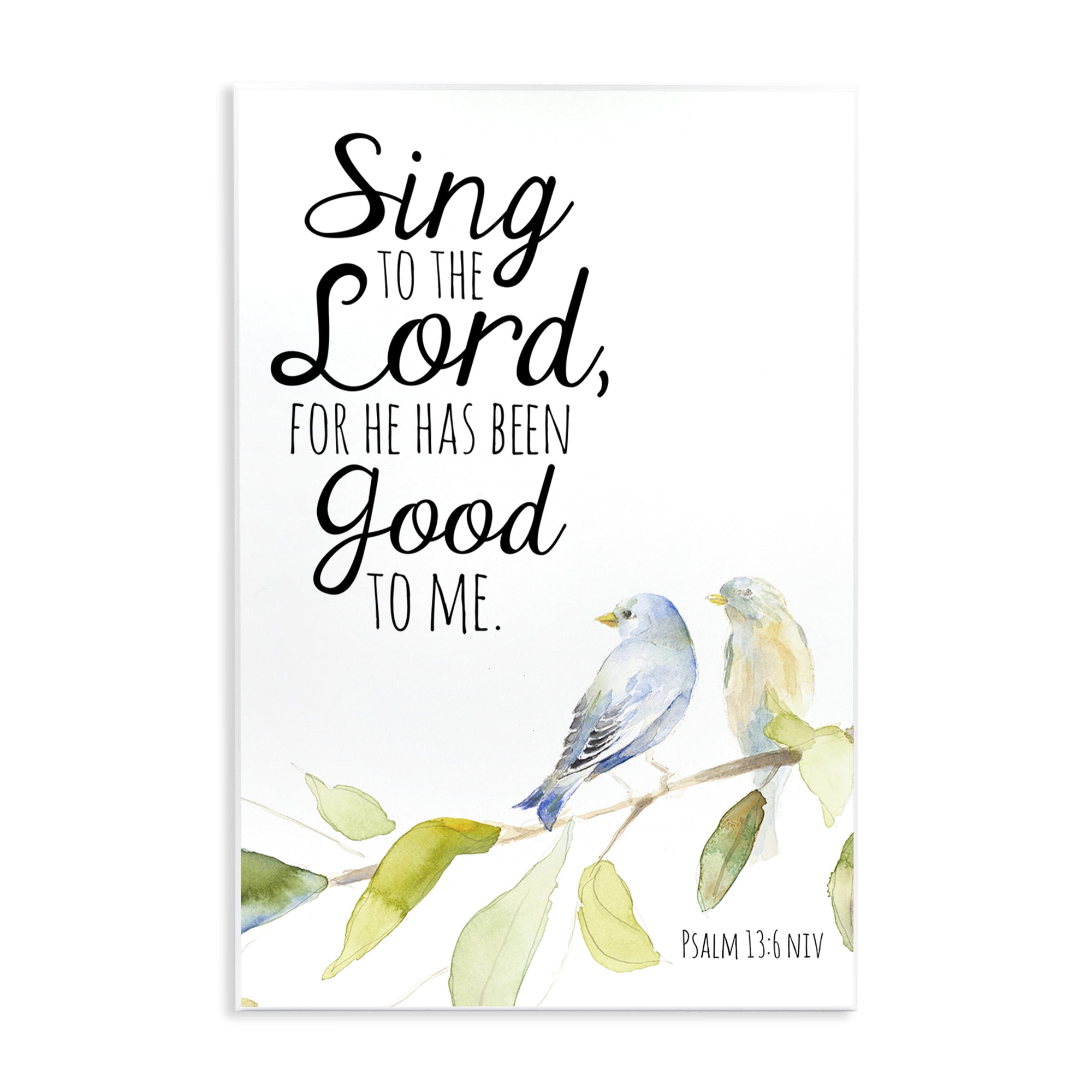 Stupell Industries Sing To The Lord Wall Plaque Art, design by Lanie Loreth