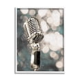 thumbnail image 1 of Stupell Industries Singing Microphone Musical Karaoke Mic Bokeh Photography,24 x 30, Design by Cloverfield & Co., 1 of 7
