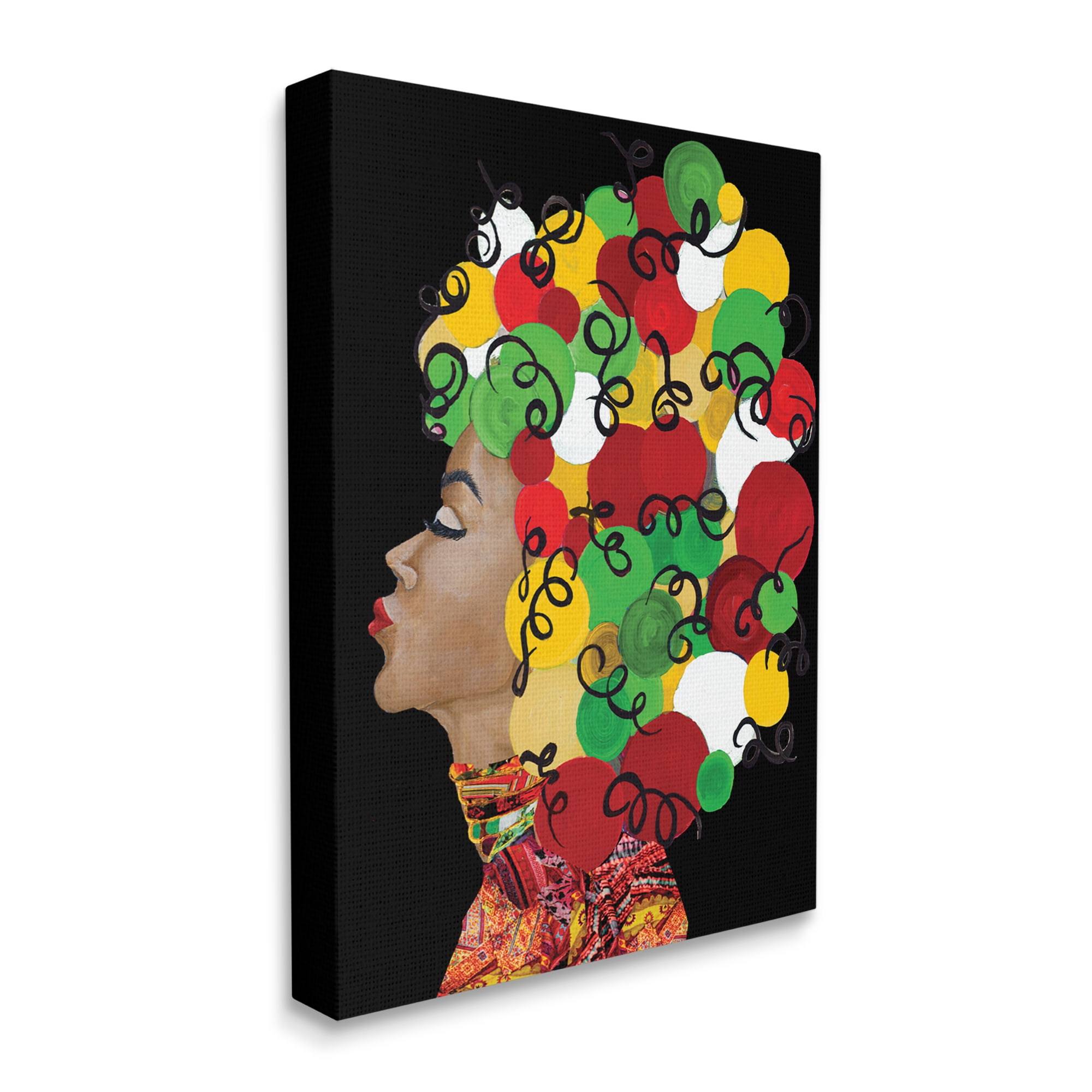 Stupell Industries Singing Woman With Pop Abstract Hairstyle, 16 x 20, Designed by Gina Ritter