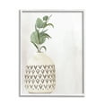 thumbnail image 1 of Stupell Industries Single Eucalyptus Herb Sprig Patterned Plant Vase Painting White Framed Art Print Wall Art, Design by Kim Allen, 1 of 8