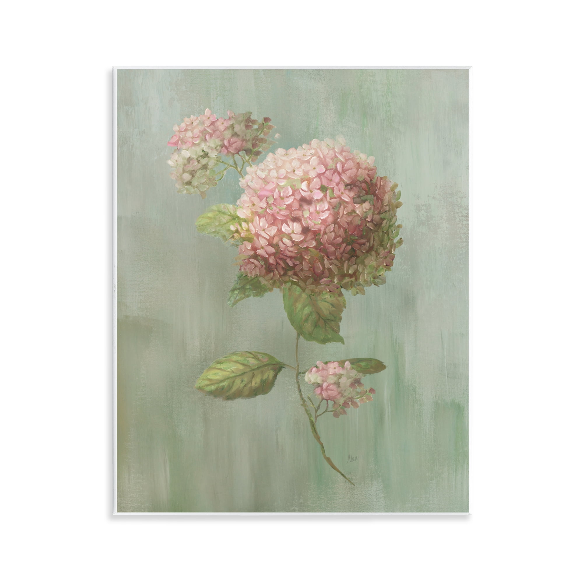 Stupell Industries Single Hydrangea Bushel Wall Plaque Art, design by Nan