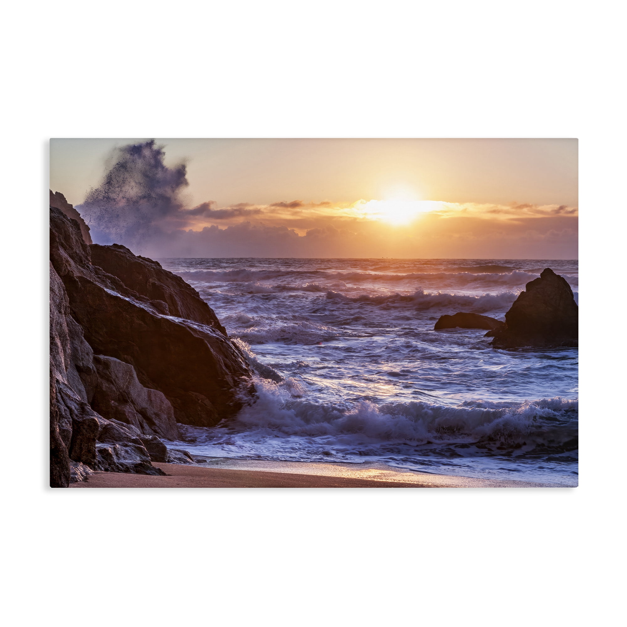 Stupell Industries Siren Song Rocky Shore Canvas Wall Art, design by Shelley Carlisle