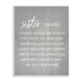 thumbnail image 1 of Stupell Industries Sister Definition Family Inspired Phrases Grey Pattern Inspirational Painting Unframed Art Print Wall Art, 13 x 19, 1 of 6