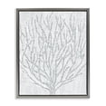thumbnail image 1 of Stupell Industries Sketched Coral Sprigs Nautical & Beach Painting Gray Floater Framed Canvas Art Print Wall Art, 25 x 31, 1 of 10