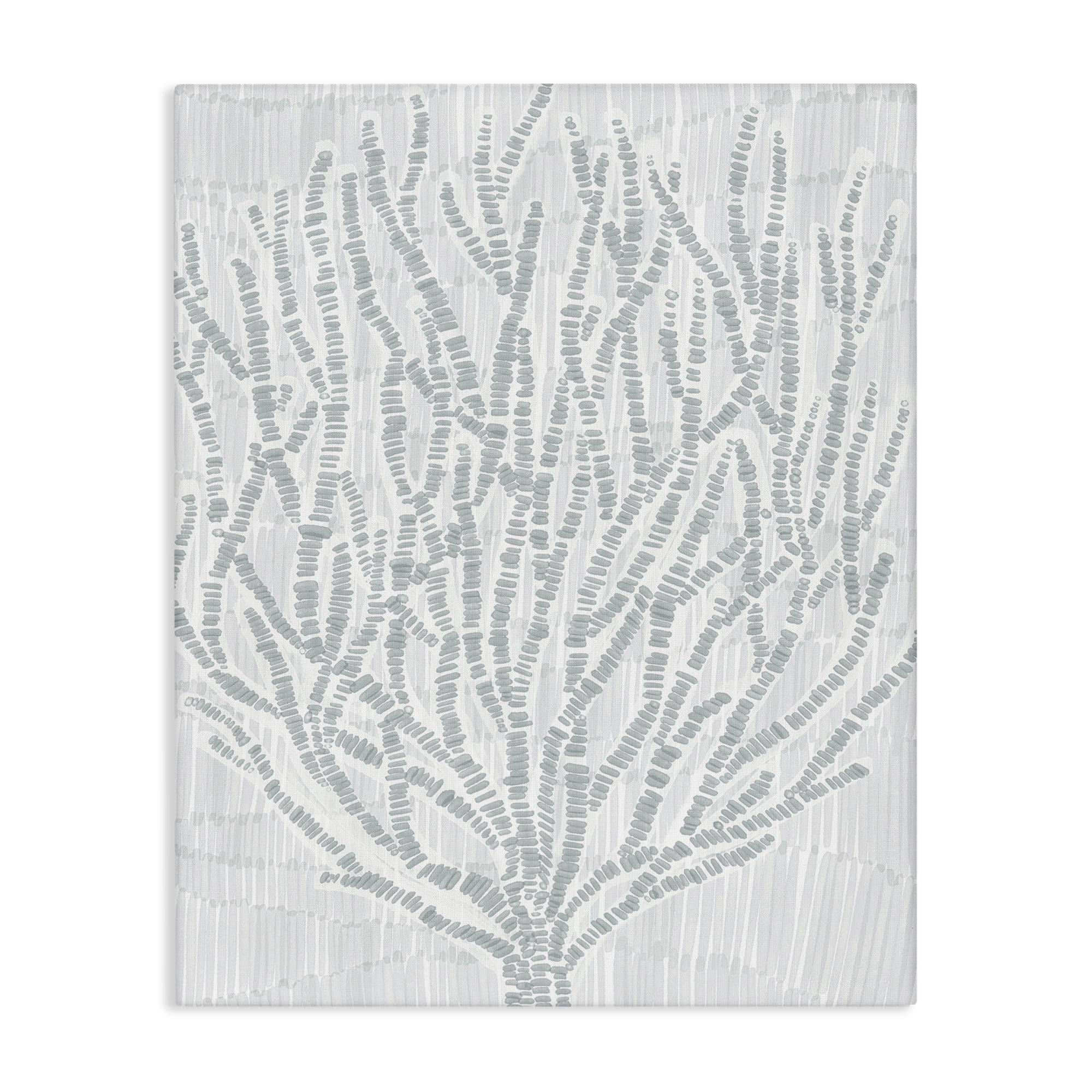 Stupell Industries Sketched Coral Sprigs Nautical & Beach Painting Wrapped Canvas Art Print Wall Art, 36 x 48