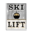 thumbnail image 1 of Stupell Industries Ski Lift Winter Sports Graphic Art White Framed Art Print Wall Art, Design by Livi Finn, 1 of 7