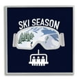 thumbnail image 1 of Stupell Industries Ski Season Phrases Sports Goggles Snowboard Slopes Blue, 24 x 24, Design by Ashley Singleton, 1 of 7