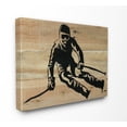 thumbnail image 1 of Stupell Industries Skier Decal Wood Front Stretched Canvas Wall Art, 30 x 1.5 x 40, 1 of 4