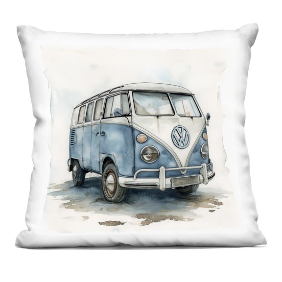 Stupell Industries Sky Blue Surf Van Decorative Printed Throw Pillow, design by Ray Powers