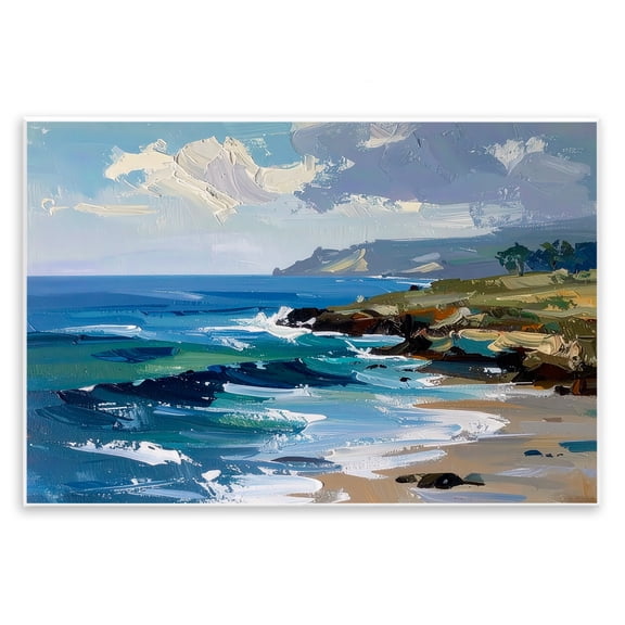 Stupell Industries Sky To Sea Impression Wall Plaque Art, design by Alonza Saunders