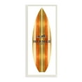 thumbnail image 1 of Stupell Industries Sleek Fashion Stripes Glam Designer Emblem Surfboard Wood Wall Art, 7 x 17, Design by Madeline Blake, 1 of 5