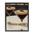 thumbnail image 1 of Stupell Industries Eclectic Sleek Modern Espresso Martini Black Floating Frame Canvas Art, 25 x 31, by Andreas Magnusson, 1 of 8