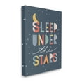 thumbnail image 1 of Stupell Industries Sleep Under the Stars Phrase Geometric Block Typography Inspirational Painting Gallery Wrapped Canvas Print Wall Art, 24 x 30, 1 of 6