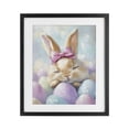 thumbnail image 1 of Stupell Industries Cottage Sleeping Easter Bunny with Eggs Black Framed Print Under Glass, 13 x 16, by The Prints Vibe, 1 of 8