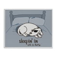 thumbnail image 1 of Stupell Industries Traditional Sleeping In Dog White Framed Giclee Art, 14 x 11, by LIR, 1 of 8