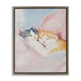 thumbnail image 1 of Stupell Industries Shabby Chic Sleeping Kittens Embrace Brown Floating Frame Canvas Art, 17 x 21, by The Prints Vibe, 1 of 8