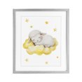 thumbnail image 1 of Stupell Industries Eclectic Sleeping Sheep on Yellow Cloud Gray Framed Print Under Glass, 17 x 21, by LSR Design Studio, 1 of 8