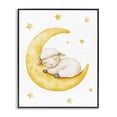 thumbnail image 1 of Stupell Industries Bohemian Sleeping Sheep on Yellow Moon Black Framed Giclee Art, 24 x 30, by LSR Design Studio, 1 of 8
