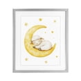 thumbnail image 1 of Stupell Industries Bohemian Sleeping Sheep on Yellow Moon Gray Framed Print Under Glass, 17 x 21, by LSR Design Studio, 1 of 8