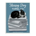 thumbnail image 1 of Stupell Industries Sleepy Dog Towel Co. Adorable Boston Terrier Bathroom, 10 x 15, Design by Brian Rubenacker, 1 of 6