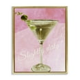 thumbnail image 1 of Stupell Industries Slightly Dirty Martini Food & Beverage Painting Gold Floater Framed Canvas Art Print Wall Art, 25 x 31, 1 of 10
