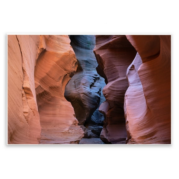 Stupell Industries Slot Canyon View Landscape Photography Unframed Art Print Wall Art, 15 x 10