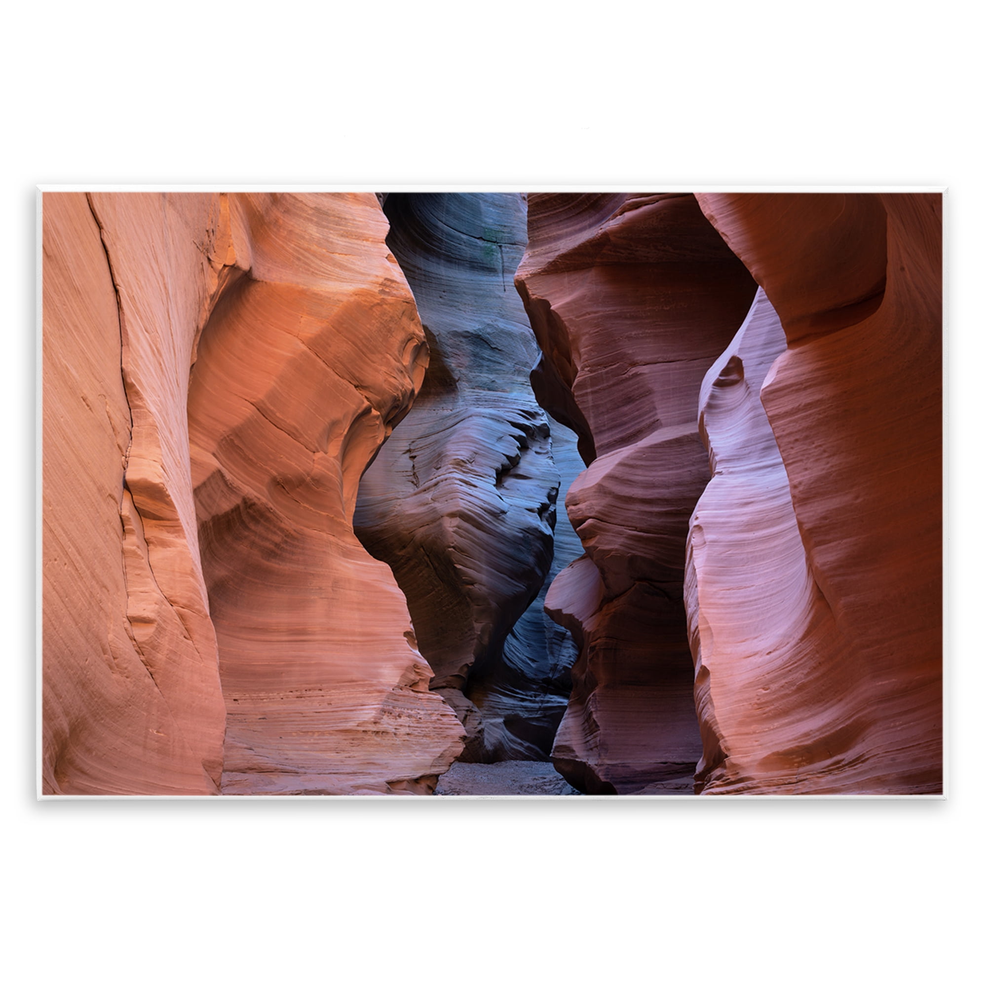 Stupell Industries Slot Canyon View Landscape Photography Unframed Art Print Wall Art, 19 x 13