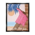 thumbnail image 1 of Stupell Industries Slow Life Coastal Cowgirl Landscape Painting Black Floater Framed Canvas Art Print Wall Art, 17 x 21, 1 of 10