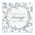 thumbnail image 1 of Stupell Industries Farmhouse Smile Change The World Canvas Art, 17 x 17, by Kim Allen, 1 of 8
