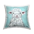 thumbnail image 1 of Stupell Industries Smiling Baby Sheep Animal Printed Throw Pillow Design by Jen Seeley, 1 of 6