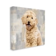 thumbnail image 1 of Stupell Industries Smiling Labradoodle Dog Patchwork Grey Beige Pattern Design by Keri Rodgers, 24" x 24", 1 of 6