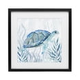thumbnail image 1 of Stupell Industries Contemporary Smiling Turtle Gaze Black Framed Print Under Glass, 13 x 13, by Janet Tava, 1 of 8