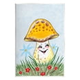 thumbnail image 1 of Stupell Industries Smiling Yellow Mushroom Botanical & Floral Painting Unframed Art Print Wall Art, 10 x 15, 1 of 7