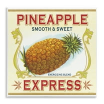Stupell Industries Smooth & Sweet Pineapple Food & Beverage Painting Unframed Art Print Wall Art, 12 x 12