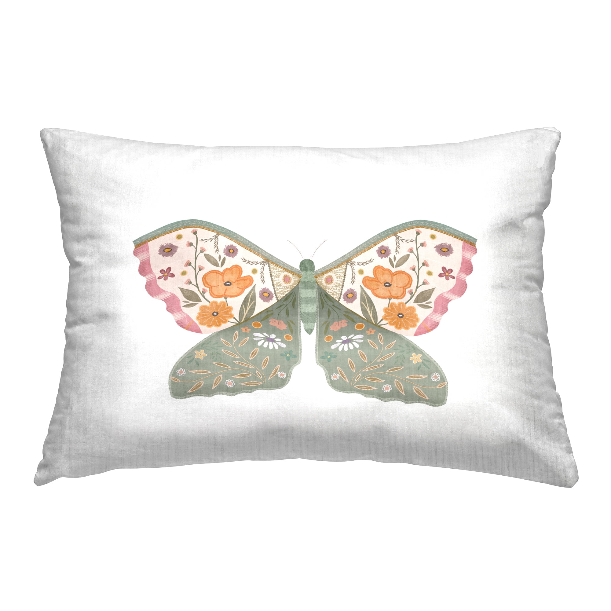 Stupell Industries Snail Among Mushrooms Decorative Printed Throw Pillow Design by Kim Allen.