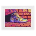 thumbnail image 1 of Stupell Industries Modern Sneaker with Vibrant Geometric Hues White Framed Print Under Glass, 23 x 17, by Creative Studio, 1 of 8