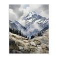 thumbnail image 1 of Stupell Industries Traditional Snow Caps Mountain Peaks Canvas Art, 16 x 20, by Franklyn Gregory, 1 of 8