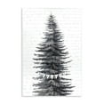 thumbnail image 1 of Stupell Industries Snow Dusted Christmas Tree Holiday Painting Unframed Art Print Wall Art, 10 x 15, 1 of 3