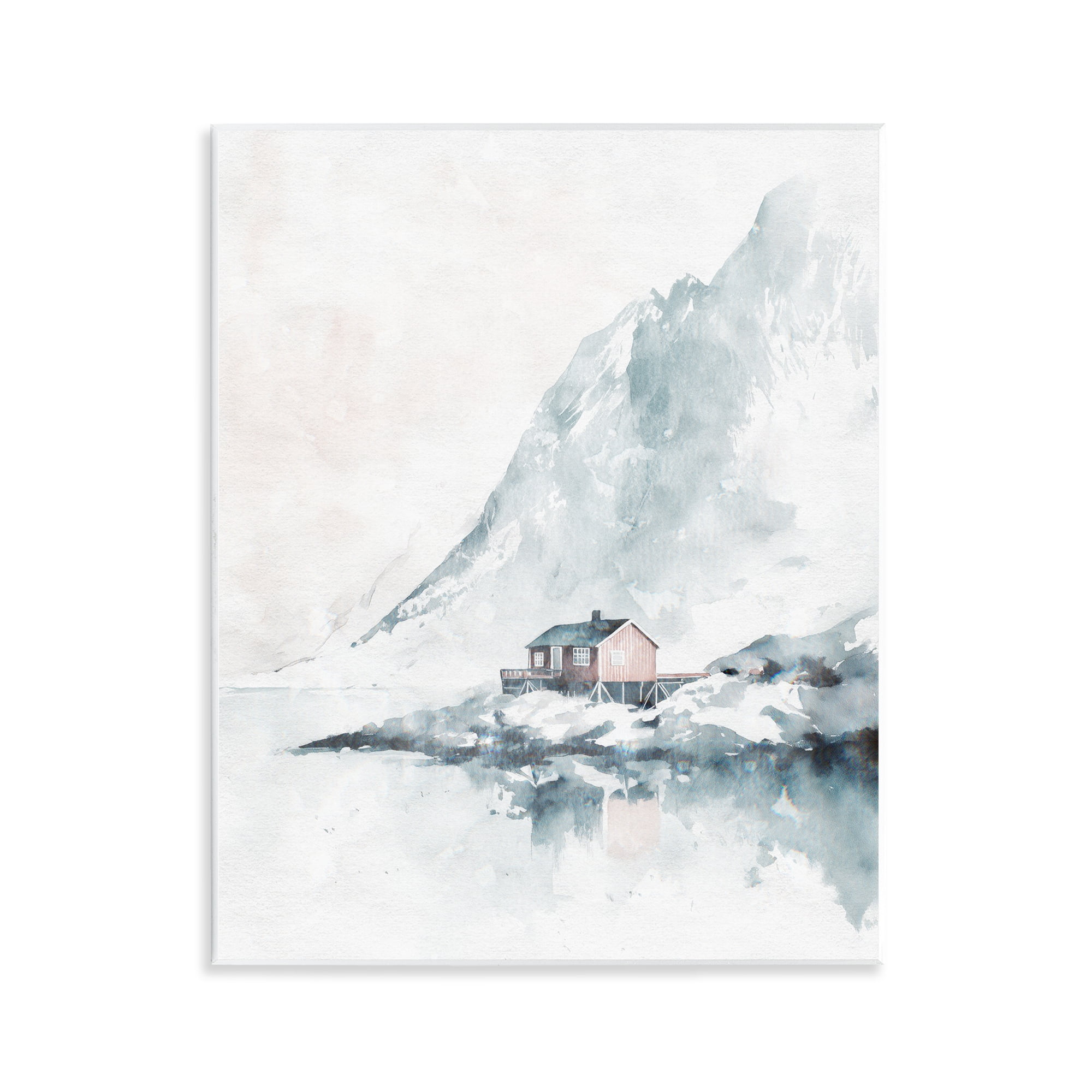 Stupell Industries Snow Shelter Watercolor Wall Plaque Art, design by Svetlana Aleynikova