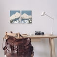 thumbnail image 1 of Stupell Industries Snowy Mountain Forest Landscape Calming Blue Peaks Framed Wall Art Design by Jacob Green, 2 Piece, 11" x 14", Gray Framed, 1 of 4