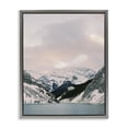 thumbnail image 1 of Stupell Industries Rustic Lodge Snowy Peaks Seascape Gray Floating Frame Canvas Art, 17 x 21, by Justine Milton, 1 of 8