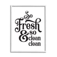 thumbnail image 1 of Stupell Industries So Fresh And Clean Phrase Laundry Room Humor, 16 x 20, Designed by Lettered and Lined, 1 of 7