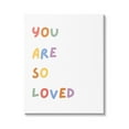 thumbnail image 1 of Stupell Industries So Loved Minimal Phrase Inspirational Painting Gallery Wrapped Canvas Art Print Wall Art, 30 x 40, 1 of 8