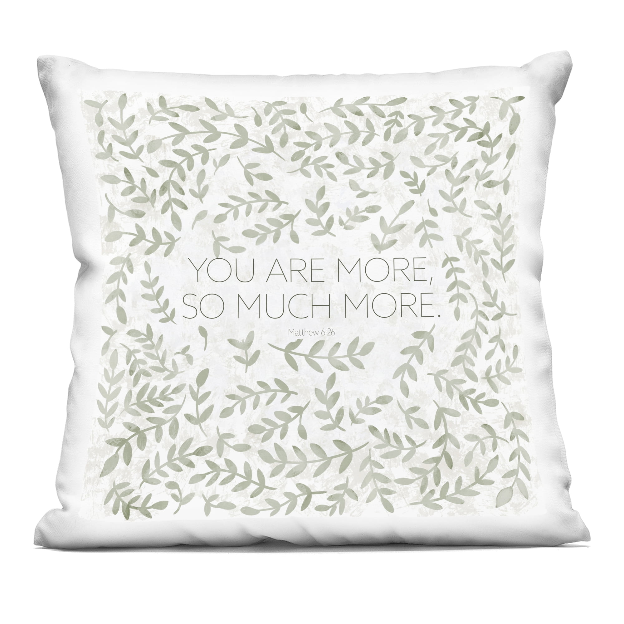 Stupell Industries So Much More Proverb Decorative Printed Throw Pillow, design by SD Graphics Studio