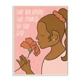 thumbnail image 1 of Stupell Industries So She Did Inspirational Phrase Girl with Flower Inspirational Painting Unframed Art Print Wall Art, 13 x 19, 1 of 6